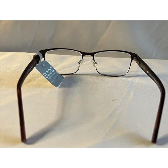 Foster Grant Dalton 1.0 reading glasses EZ2C, Brown 1.00 Gunmetal unisex - Picture 3 of 4